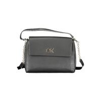 Calvin Klein Women's Elegant Black Shoulder Handbag - One Size