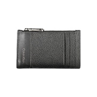 Calvin Klein Men's Black Leather Wallet - One Size