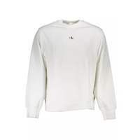 Calvin Klein Men's White Cotton Sweater - L