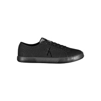 Calvin Klein Men's Black Cotton Sneaker - 44 EU