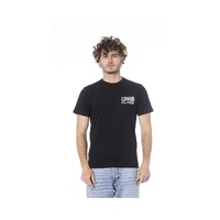 Cavalli Class Men&#39;s Black Cotton T-Shirt - L