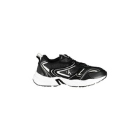 Calvin Klein Men's Black Polyester Sneaker - 40 EU