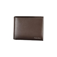 Calvin Klein Men's Brown Leather Wallet - One Size