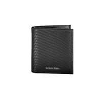 Calvin Klein Men&#39;s Black Leather Wallet - One Size