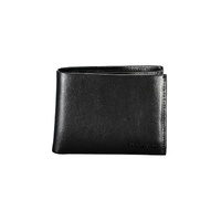 Calvin Klein Men's Black Leather Wallet - One Size