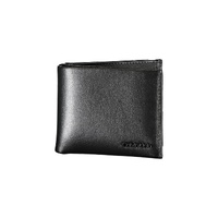 Calvin Klein Men&#39;s Black Leather Wallet - One Size