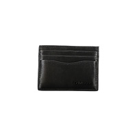 Calvin Klein Men's Black Leather Wallet - One Size