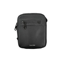 Calvin Klein Men's Black Polyester Shoulder Bag - One Size