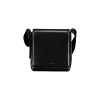 Calvin Klein Men&#39;s Black Polyester Shoulder Bag - One Size