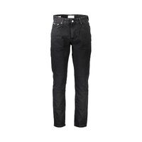 Calvin Klein Men&#39;s Black Cotton Jeans &amp; Pant - W30/L32 US