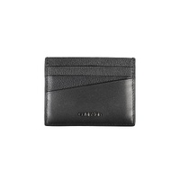Calvin Klein Men's Black Leather Wallet - One Size