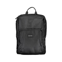 Calvin Klein Men's Black Polyester Backpack - One Size