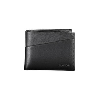 Calvin Klein Men's Black Leather Wallet - One Size