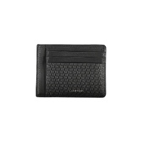 Calvin Klein Men's Black Leather Wallet - One Size
