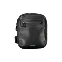 Calvin Klein Men's Black Polyester Shoulder Bag - One Size