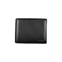 Calvin Klein Men's Black Leather Wallet - One Size