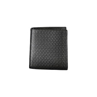 Calvin Klein Men's Black Leather Wallet - One Size