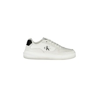 Calvin Klein Women's White Polyester Sneaker - 39 EU