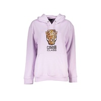 Cavalli Class Women&#39;s Purple Cotton Sweater - L