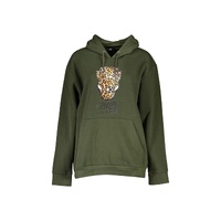 Cavalli Class Women's Green Cotton Sweater - L
