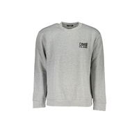 Cavalli Class Men's Gray Cotton Sweater - M