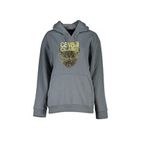 Cavalli Class Women&#39;s Gray Cotton Sweater - M