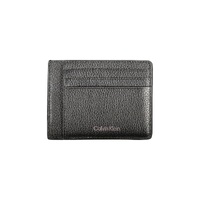 Calvin Klein Men&#39;s Black Leather Wallet - One Size