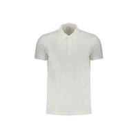 Calvin Klein Men's White Cotton Polo Shirt - S