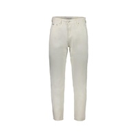 Calvin Klein Men&#39;s White Cotton Jeans &amp; Pant - W33 US