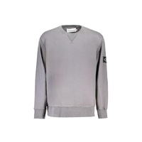 Calvin Klein Men's Gray Cotton Sweater - XL