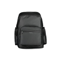 Calvin Klein Men&#39;s Black Polyester Backpack - One Size