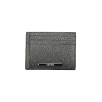 Calvin Klein Men's Black Leather Wallet - One Size
