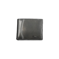 Calvin Klein Men's Black Leather Wallet - One Size