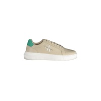 Calvin Klein Men's Beige Polyester Sneaker - 44 EU