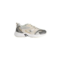 Calvin Klein Men's Beige Polyester Sneaker - 44 EU