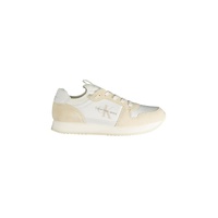 Calvin Klein Men's White Polyester Sneaker - 41 EU