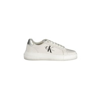 Calvin Klein Women&#39;s White Polyester Sneaker - 39 EU