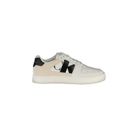 Calvin Klein Men's White Polyester Sneaker - 41 EU