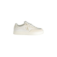 Calvin Klein Women's White Polyester Sneaker - 40 EU
