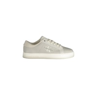 Calvin Klein Men&#39;s Gray Leather  Sneaker - 42 EU
