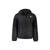 Cavalli Class Men&#39;s Black Polyamide  Jacket - 2XL