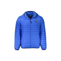Cavalli Class Men&#39;s Blue Polyamide  Jacket - XL