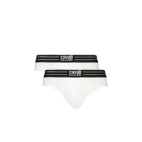 Cavalli Class Men&#39;s White Cotton Underwear - L