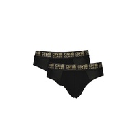 Cavalli Class Men&#39;s Black Cotton Underwear - M