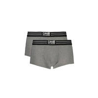 Cavalli Class Men's Gray Cotton Underwear - S