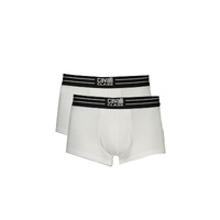 Cavalli Class Men&#39;s White Cotton Underwear - 2XL