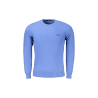 Cavalli Class Men&#39;s Blue Polyester Sweater - L