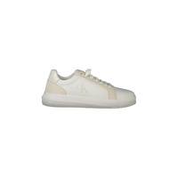 Calvin Klein Men's White Polyester Sneaker - 42 EU