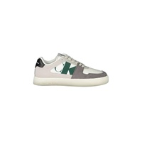 Calvin Klein Men&#39;s White Polyester Sneaker - 44 EU