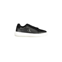 Calvin Klein Men's Black Polyester Sneaker - 41 EU